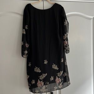 NWT. Grace Karin black floral dress